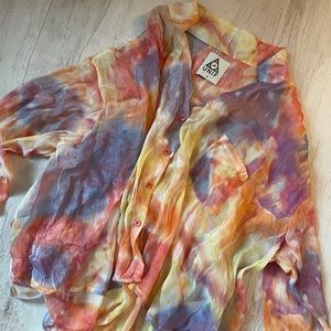 UNIF tie dye top